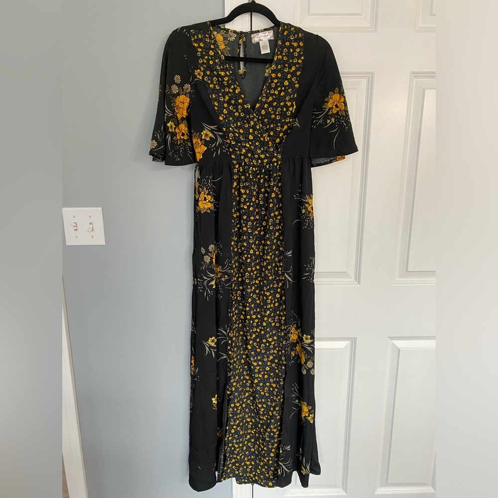 Boho Floral Maxi Dress